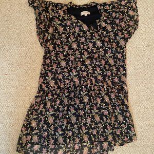 LOFT Floral Dress Size: S